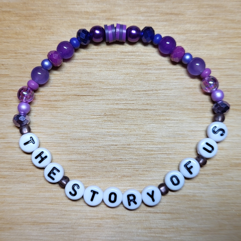 The Story Of Us- Taylor Swift Friendship Bracelet, Size 8"
